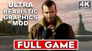 GTA 4 Gameplay Walkthrough FULL GAME 4K 60FPS PC ULTRA - No Commentary