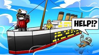 We Unlocked The TITANIC In Roblox Sharkbite