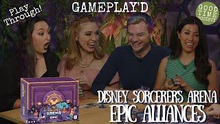 Disney Sorcerers Arena EPIC ALLIANCES - Playthrough with Becca Xander Kailey Kelly