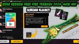 KODE REDEEM FF HARI INI 2024  KODE REDEEM FREE FIRE TERBARU 2024 HARI INI