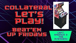 Capt. America & The Avengers Arcade. Data East - Collateral Lets Play BeatEm Up Fridays