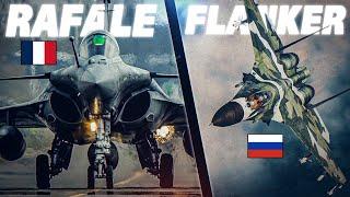 This one was not easy.... Rafale Vs Su-27 Flanker DOGFIGHT  Digital Combat Simulator  DCS 