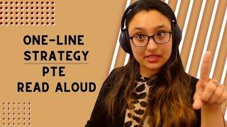 One line strategy in Read aloud  Experiments revealed  Milestone Study  Best PTE Institute