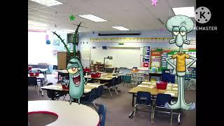 Plankton poops his pants in class and gets grounded