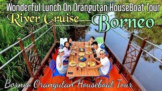 wonderful Lunch On Orangutan Houseboat TourRestaurant Terapung@orangutanhouseboattour6258