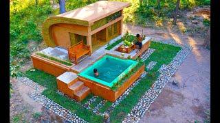  Full Video  Building The Most Creative Bamboo Luxury Villa And Beautiful Swimming Pool