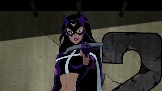 Huntress DCAU Fight Scenes - Justice League Unlimited