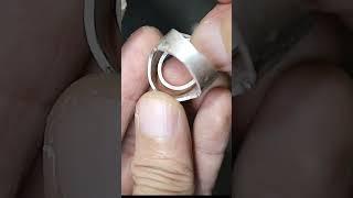 how do i make this mens silver ring - silver ring for men