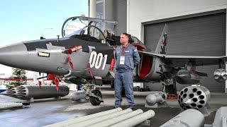 Modernized Yak-130M aircraft shown in Russia