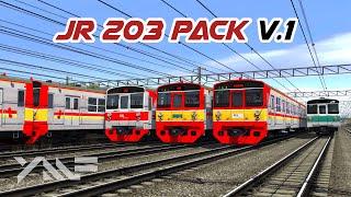 【TRAINZ】Share Add Ons KRL JR - 203 KAI Commuter Pack By AKT 77 Edit By Yazid M.F. V.1