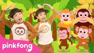 Monkey Banana Dance  Baby Monkey  Dance Along Song  Pinkfong Kids Songs