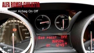 Alfa Romeo Giulietta Passanger Airbag On Off