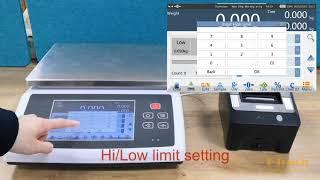 T-Scale T-Touch industrial sclae - checkweighing operation