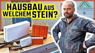 WELCHER STEIN beim HAUSBAU - Ytong Poroton KS oder Ziegel ???  Home Build Solution