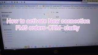 BSNL NEW CONNECTION  Broadband - CaF ENTRY- CRM ORDER ACTIVATION -