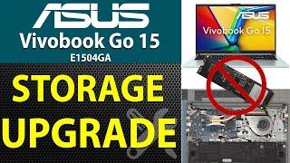 How to Upgrade SSD on Asus Vivobook Go 15 E1504GA Laptop NJ083W