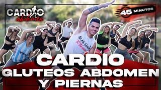  Rutina de GLÚTEOS ABDOMEN Y PIERNAS  CARDIO GAP  45 Minutos 