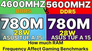 780M GPU BENCHMARK +  DDR5 4800 MHz vs 5600 MHz  VS GTX 1650M VS MX 450 VS 680M VS VEGA 7 R9 7940HS