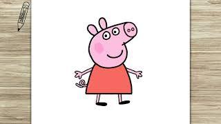 How to Draw Peppa Pig Easy Drawings