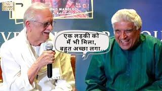 Gulzar & Javed Akhtar Funny Talk & Poetry Wins Hearts  Best Moments Recorded by Six Sigma Films