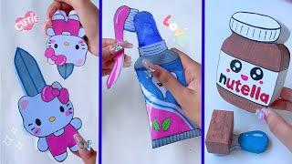 Easy craft ideas miniature craft Paper craft how to make DIYschool projectTonni art and craft