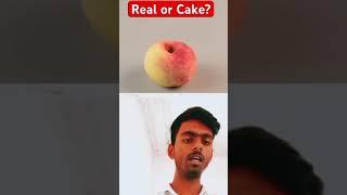 Cake VS Fake impossible challenge #shorts #youtubeshorts