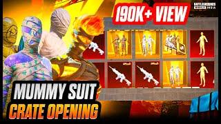 LUCKIEST MUMMY SET CRATE OPENING  Anniversary Crate Opening   NewMummy Set Crate Opening  BGMI