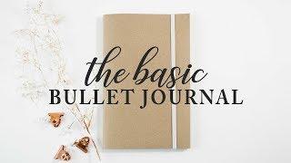 Basic DIY Bullet Journal  Solid Pages Pockets and Dot Grid