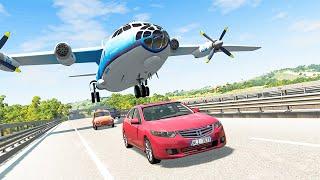 Airplane Crashes and Emergency Landing #1 Marathon - BeamNG DRIVE  SmashChan