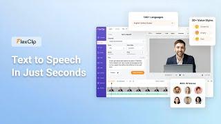 How to Make Text to Speech Videos A Step-by-Step Guide with FlexClip