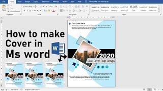 How to Make Cover Page in Ms word Tutorial 