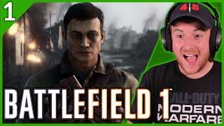 Royal Marine Plays BATTLEFIELD 1 For The First Time Part 1 PLUS COLD WAR GIVEAWAY