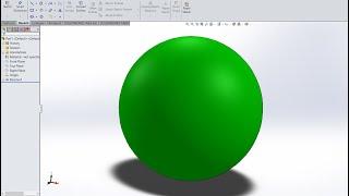 SOLIDWORKS Tutorial - Learn How to Make a Sphere Ball in SolidWorks