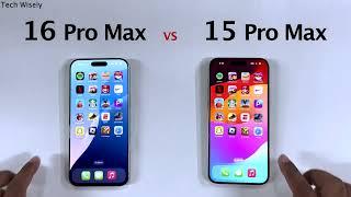 iPhone 16 Pro Max vs 15 Pro Max - Speed Performance Test