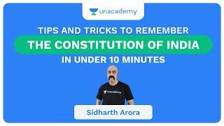 Tips and Tricks to Remember the Constitution of India in under 10 minutes - UPSC CSEIAS Aspirants