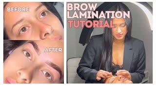 Brow Lamination Step-by-Step Tutorial for Perfect Brows