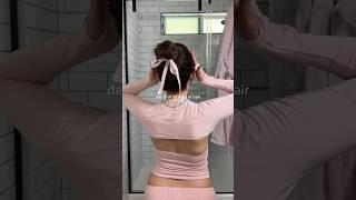 clean girl ballet bun hairstyle 🩰️️ #hairstyle #cleangirl #bunhairstyle