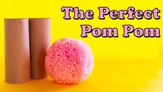 How To Make Pom Poms With Toilet Paper Rolls in LESS than 5 Minutes