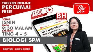 LIVE BIOLOGI SPM SKOR A+ SOALAN MENCABAR BM & BI OLEH CG CHONG #ALLINONE #24 #TUISYENPERCUMA