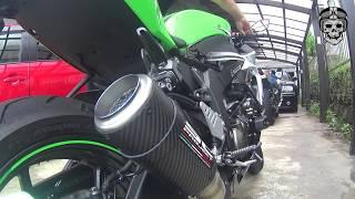 Full Top 10 Exhaust Sound Kawasaki ZX6R Two Brothers Akrapovic M4 Arrow Racefit SC Project