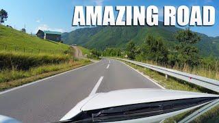 Amazing road from Serbia to Montenegro