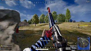 POKAMOLODOY demonstrates the M16s accuracy with muzzle brake on an aggressive squad in PUBG