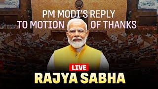 PM Modi LIVE I Rajya Sabha I Parliament session I Motion of thanks on Presidents address