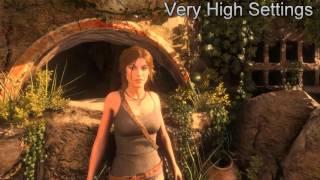 Rise Of The Tomb Raider Low VS Very High Settings