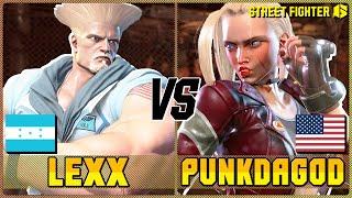 STREET FIGHTER 6  Lexx #1 GUILE vs PunkdaGod #1 CAMMY  SF6 Room Match 