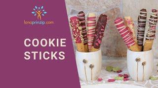 Cookie-Sticks Rezept mit Schokolade