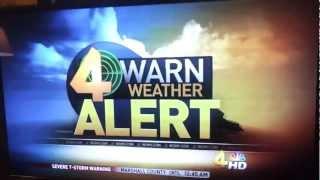 Freakish Severe Weather Intro Transition on WSMV - 8172012