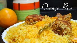 Orange RiceOrange Flavoured RiceSimple&Tasty Chicken Orange  Pulao RecipeDifferent Kabiri Rice