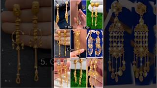 Gold Sui Dhaga Earrings Designs With Price Gold Earrings Designs #earrings #viral #goldearrings #75