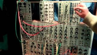 My DIY modular synth. FM patch